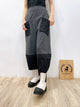 2310070 RR Lace Trim Pockets Pants - GREY