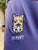 2310089 ST Embroidery Hamster Sleeves Pullover - PURPLE