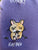 2310089 ST Embroidery Hamster Sleeves Pullover - PURPLE