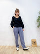 2310076 OM Satin Stretch Tapered Pants