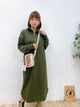2310101 MY Half Zip OP - GREEN