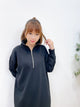 2310101 MY Half Zip OP - BLACK