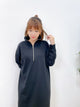 2310101 MY Half Zip OP - BLACK