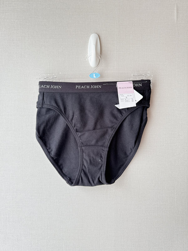 2509133 PJ Logo Casual Panties - Black