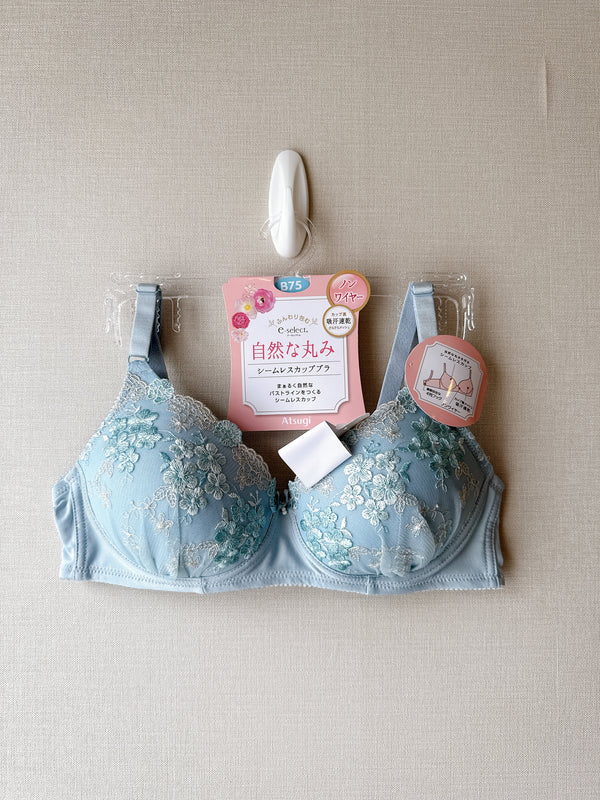 2509128 AT Nature Floral Lace Bra - Blue