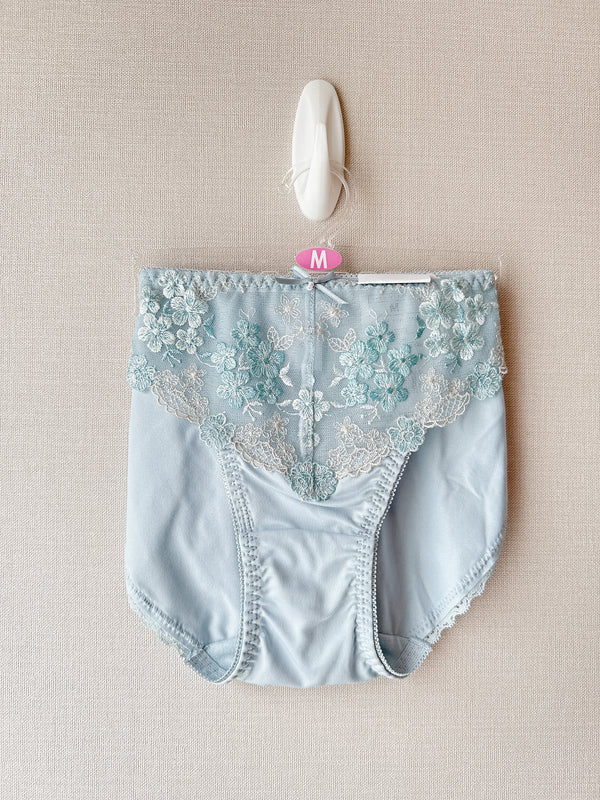 2509129 AT Nature Floral Lace Panties - Blue