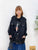 2310064 GL Vintage Denim Vest - BLACK
