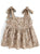 2310007  Floral Bows Shoulders Vest - BEIGE