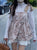 2310007  Floral Bows Shoulders Vest - BEIGE
