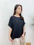 2305044 MMO Cotton Dolman Top - BLACK