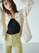 2310118 GL Cotton Linen Jacket - WHITE