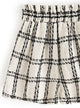 2310018 GL Tweed Shorts - WHITE