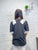 2003031 JD embroidered lace top - BLACK