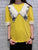 2003031 JD embroidered lace top - YELLOW