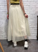 2005071 AS organza skirt - BEIGE