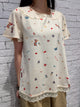 2006034 DR  DR rabbits pattern dolly tee - BEIGE
