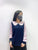 2201027 KR Stars Dolly Collar Cable Knit Top - Pink