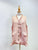 2201128 KR Ruffle Vest Coat - Pink