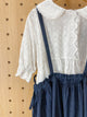 2207101 JP Lt. Denim Shoulder Strap Skirt - Denim