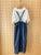 2207101 JP Lt. Denim Shoulder Strap Skirt - Denim