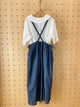 2207101 JP Lt. Denim Shoulder Strap Skirt - Denim