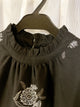 2212143 QC Floral Emb Lace  Shirt