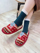 2211070 JP Snowflake Cat Home Slippers