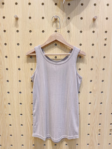 2107103 OM Striped Vest - Beige