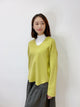 2211055 BOU V-neck Pullover - Green