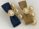 A22024 Bow & Pearls Hair Clip Set
