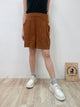 2211090 KR Corduroy Shorts - Brown