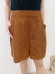 2211090 KR Corduroy Shorts - Brown