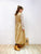 2210056 JF Chest Pocket Stitching Apron Dress - Beige