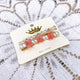 A22070 KR 2 Flower & Pearls Hair Clips set