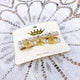 A22070 KR 2 Flower & Pearls Hair Clips set