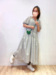 2106084 KR Drawstring Tiered Dress