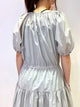 2106084 KR Drawstring Tiered Dress