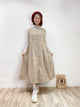 2212038 JP Herringbone Vest Dress - Beige