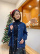 2212060 PF Buttons Cuff Rib Top - Black