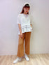 2107078 KR Colour Casual Pants - Brown