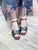 2204140 KR Buckle Strap Heeled  Sandals