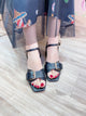 2204140 KR Buckle Strap Heeled  Sandals