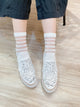 AP6110 Laser Cut Plant Slip-on Shoes