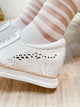 AP6110 Laser Cut Plant Slip-on Shoes