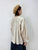 2209117 JP Gathers Collar Back Button Top - Beige