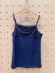2203101 JP Front Lace  Camisole - Navy