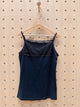 2203101 JP Front Lace  Camisole - Black