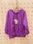 2210042 PG Embroidery Cat Tee - Purple