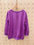 2210042 PG Embroidery Cat Tee - Purple