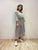 2108060 KR Pattern Tulle Embroidery Hem Skirt - Black